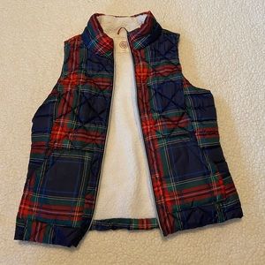 3 for $20 Sherpa Lined Plaid Puffer Vest